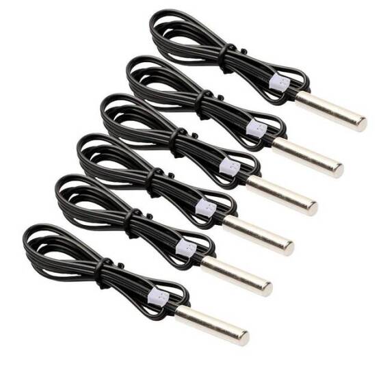 Waterproof 4M NTC Thermistor Temperature Sensor 10K B395x25mm With XH2.54-2P Terminal - 1