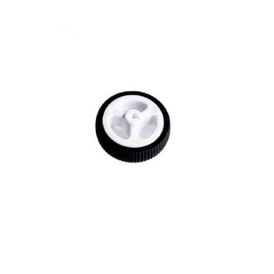 White 3PI MiniQ Car Whell Tyre 34mm For N20 Motor - 2