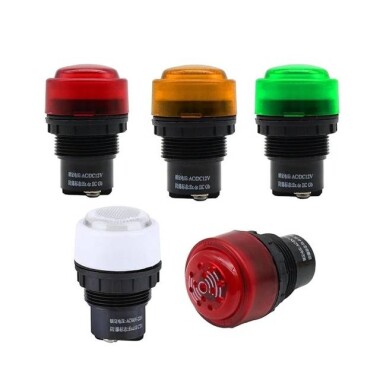 White AC220-380V 30mm BD0803 Explosion-Proof Anticorrosive Indicator Light - 2