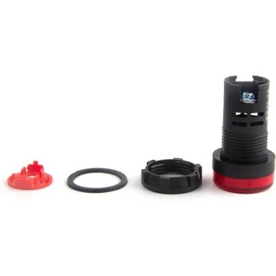White AC220V 22mm AD16-22DS LED Power Pilot Signal Light Lamp - 5