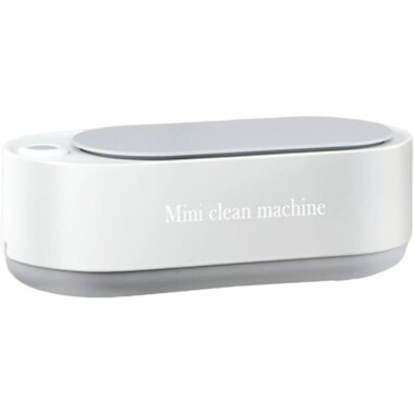 White Mini Ultrasonic Cleaner Machine (Without Battery) - 1