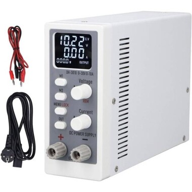 White SPPS605D 60V5A Color Screen Storage DC Regulated Power Supply With Cable 220V EU Plug - 1