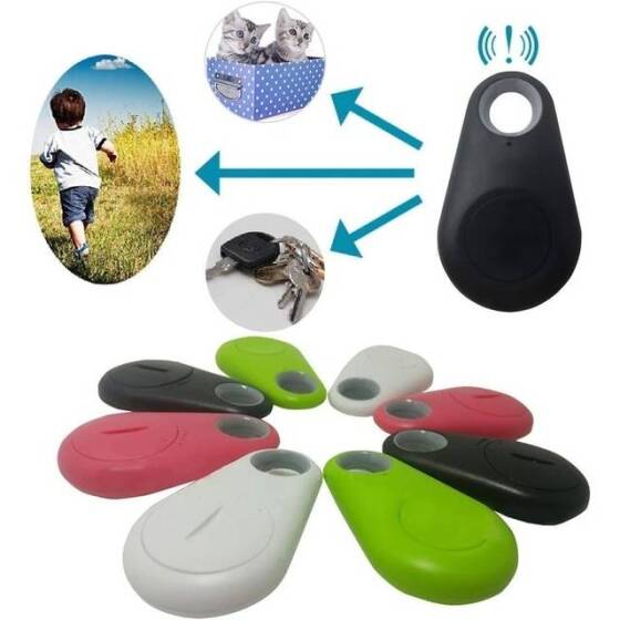 White Triangle Smart Mini GPS Tracker Anti-Lost Waterproof Bluetooth Tracer With CR2032 Battery - 4