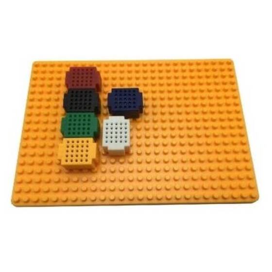 XF-25 Ultra Mini Breadboard Yellow - 25 Point - 1
