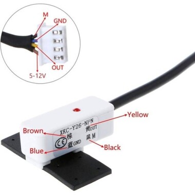 XKC-Y26 NPN DC5-12V Non Contact Liquid Level Sensor Induction Switch Outer Adhering Detector Fluid Controller - 2