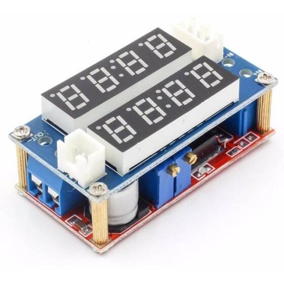 XL4015 5A Adjustable Power CC/CV Step-Down Charge Module LED Driver Voltmeter Ammeter Constant Current Constant Voltage - 4