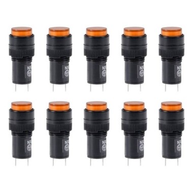 Yellow AC/DC36V NXD-212 Small LED Signal Indicator Light - 1