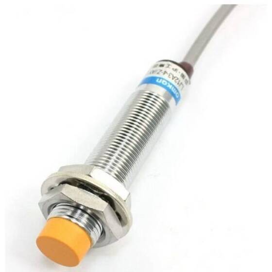 Yellow LJ12A3-4-Z/EX DC6-36V Inductive Proximity Sensor Switch Note:DC Two Wire Normally Open Random Wire Color - 1