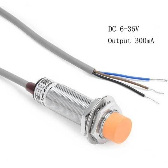 Yellow LJ18A3-8-Z/AX NPN DC6-36V Inductive Proximity Sensor Switch - 3
