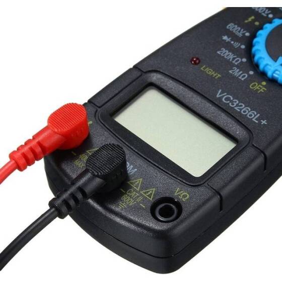 Yellow VC3266L+ High Precision Clamp Multifunction Digital Multimeter With Buzzer Without Battery - 5