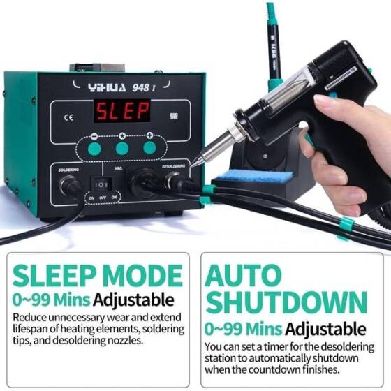 YIHUA948 I Upgrade Digital Electric Soldering Device 220V UK Plug - 4