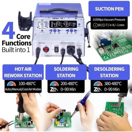 YIHUA948 I UpgradeDigital Electric Soldering Device 220V EU Plug - 2