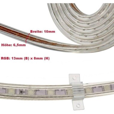Epoksi Yeşil 2835 12V SMD LED Şerit 60 LED/Metre Esnek 5 Metrelik Makara - 4
