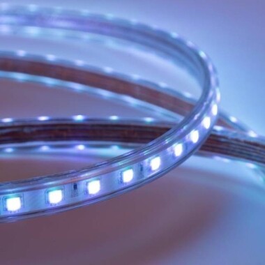 Epoksi Yeşil 5050 12V SMD LED Şerit 60 LED/Metre Esnek 5 Metrelik Makara - 3