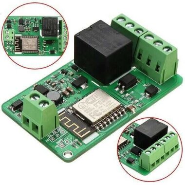 ESP8266 Wifi Röle Modülü 10A DC 7-30V - 2