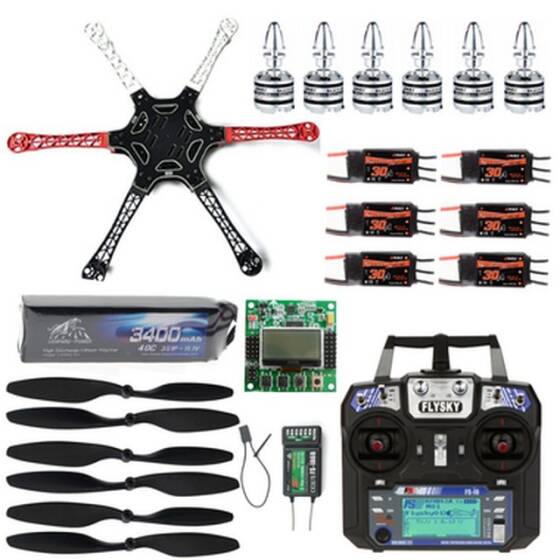 F550 Multikopter Hexacopter Seti Combo Paket - 1