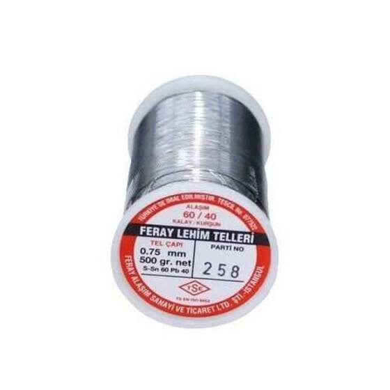 Feray 0.75 mm 500gr Lehim Teli (%60 Kalay / %40 Kurşun) - 2