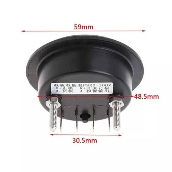 FSRD-100 10-100V Akü - Lityum Pil Voltaj Göstergesi - 3