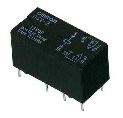 G5V-2-H-DC12 12V 2A Mini Omron Röle - 1