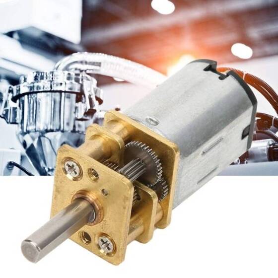 GA12-N20 12V 60RPM Mikro DC Metal Dişli Redüktörlü Motor - 5