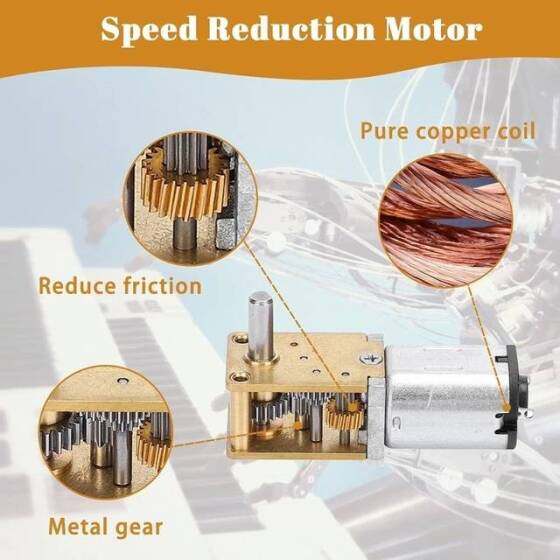 GA12-N20 12V 70RPM Mikro DC Metal Dişli Redüktörlü Motor - 4