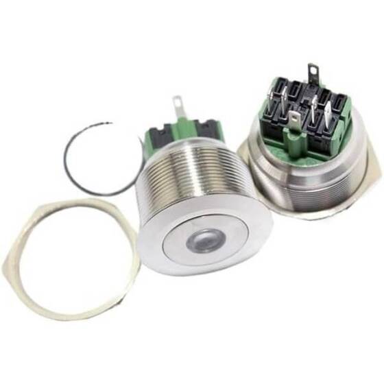 Geniş Açılı 2V 20mA 257 Yeşil Dikdörtgen Led 28mm Bacak Uzunluğu - 1