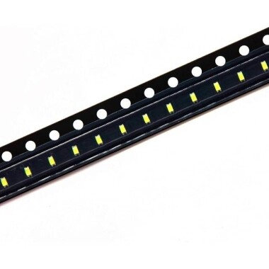 Geniş Açılı 3V 20mA 257 Beyaz Dikdörtgen Led 18mm Bacak Uzunluğu - 5