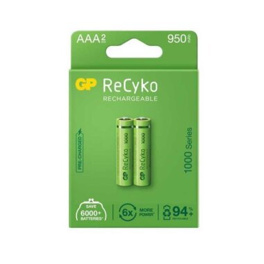 GP ReCyko+ 2'li 950mAh AAA Şarj Edilebilir Pil - GP