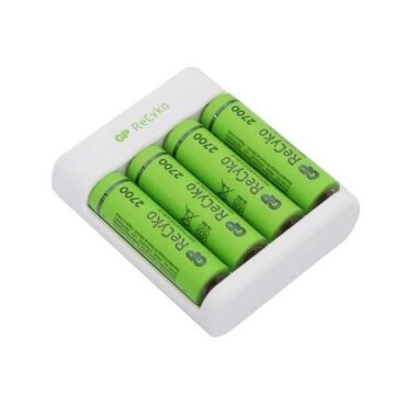 GP ReCyko+ 4'lü 2600mAh AA Şarj Edilebilir Pil + USB Pil Şarj Cihazı - 2