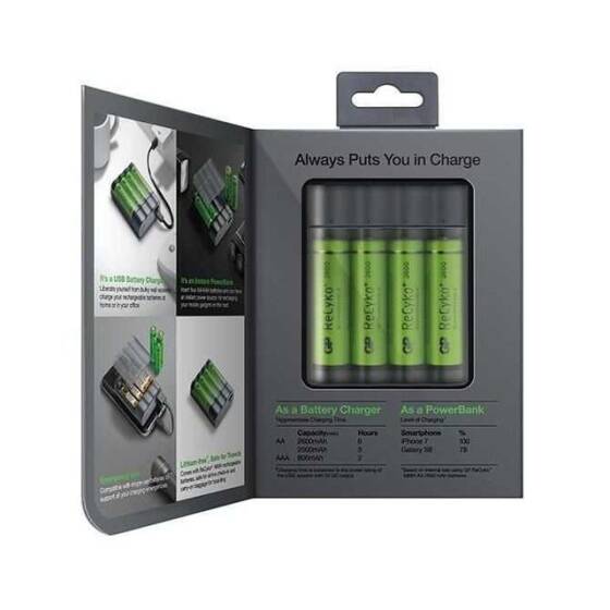 GP X411 4x2600mAh USB Şarj Cihazı ve Powerbank - 5