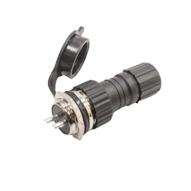 GX-16 2 Pin Su Geçirmez Mike Konnektör - Panel Tipi - Görsu Elektronik