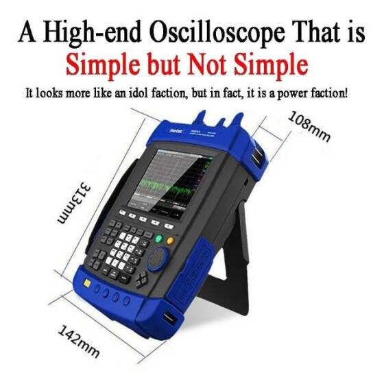 Hantek HSA2016B Dijital Spektrum Analizörü 9KHz-1.6GHz TG Sinyal Kaynağı EU Fişli Pilli - 4