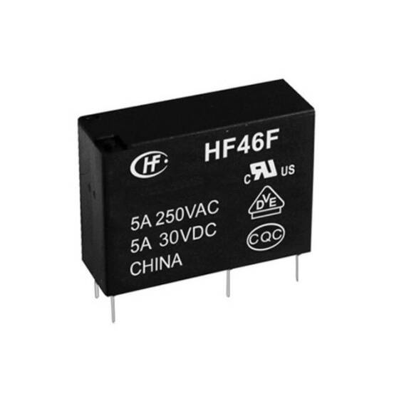 HF46F-24-HS1 24V 5A SPST-NO Kombi Rölesi - 1