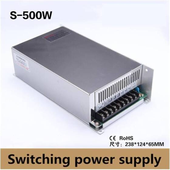 Yüksek Kaliteli Güç Kaynağı 12V 40A S-500-12 - 2