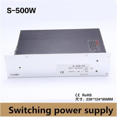 Yüksek Kaliteli Güç Kaynağı 12V 40A S-500-12 - 3