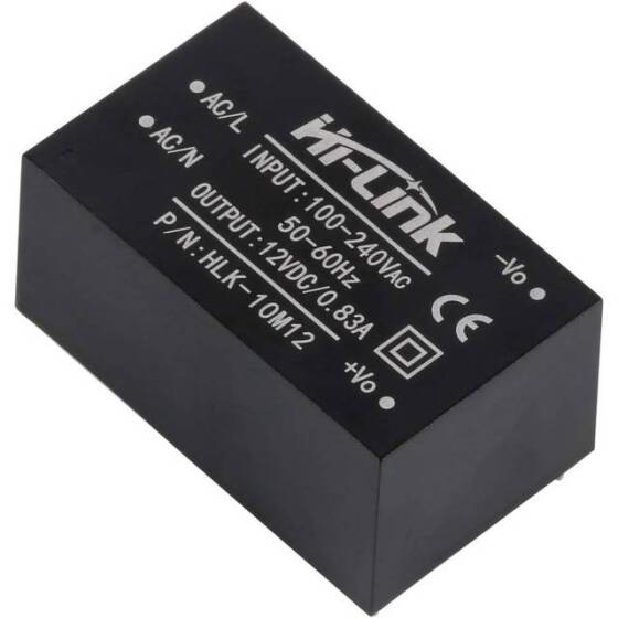 HLK-10M12 AC-DC 220V / 12V Güç Kaynağı Modülü - 3