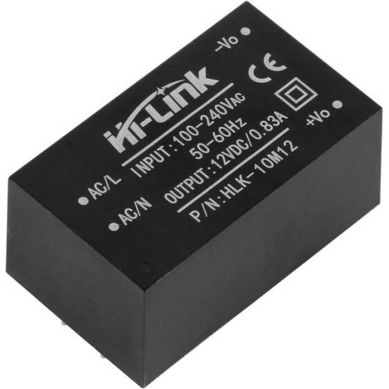 HLK-10M12 AC-DC 220V / 12V Güç Kaynağı Modülü - 4