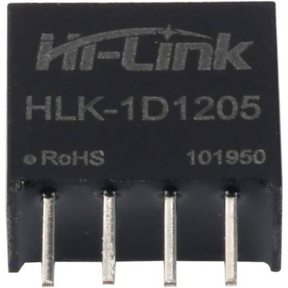 HLK-1D1205 DC-DC 12V-5V Güç Kaynağı Modülü (Yeni Model: B1205S-1WR3) - 3