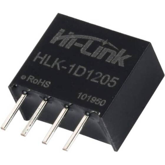 HLK-1D1205 DC-DC 12V-5V Güç Kaynağı Modülü (Yeni Model: B1205S-1WR3) - 5