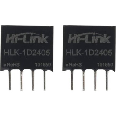 HLK-1D2405 DC-DC 24V-5V Güç Kaynağı Modülü (Yeni Model: B2405S-1WR3) - 1