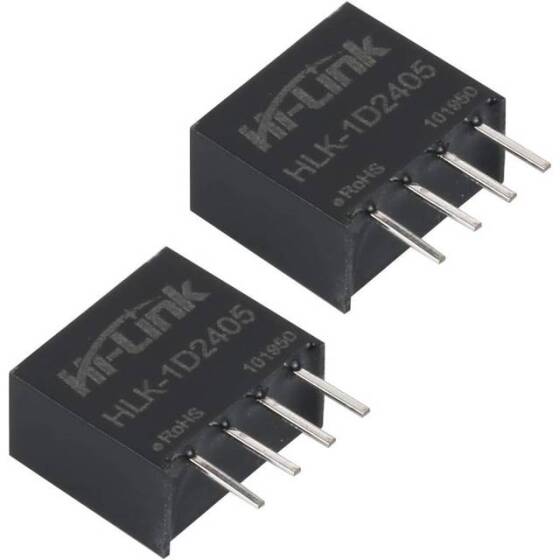 HLK-1D2405 DC-DC 24V-5V Güç Kaynağı Modülü (Yeni Model: B2405S-1WR3) - 5