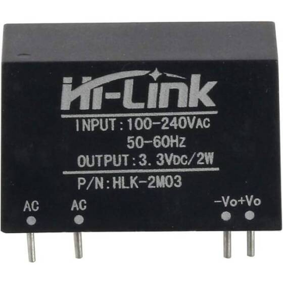 HLK-2M03 AC-DC 220V / 3.3V Güç Kaynağı Modülü - 2