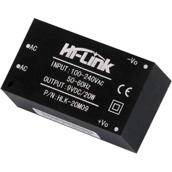 HLK-2M09 AC-DC 220V / 9V Güç Kaynağı Modülü - 3