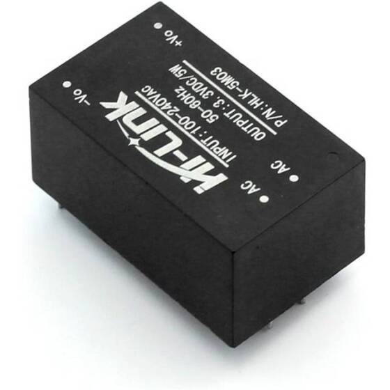 HLK-5M03 AC-DC 220V / 3.3V Güç Kaynağı Modülü - 3