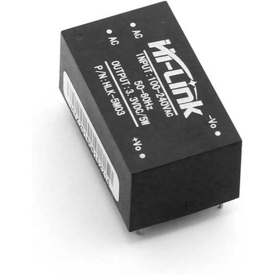 HLK-5M03 AC-DC 220V / 3.3V Güç Kaynağı Modülü - 4