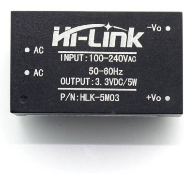 HLK-5M03 AC-DC 220V / 3.3V Güç Kaynağı Modülü - 5
