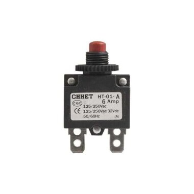 HT-01-A 6A Aşırı Akım Koruyucu Devre Kesici Sigorta - Kırmızı - Görsu Elektronik