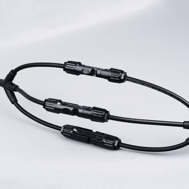 IP67 MC4-Y4 Güneş Paneli Kablo Soketi Fiş Konnektörü - Takım 3 Y Branch - 2