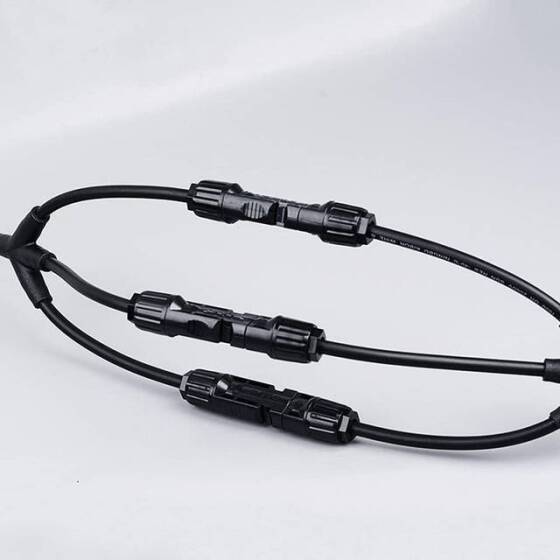 IP67 MC4-Y4 Güneş Paneli Kablo Soketi Fiş Konnektörü - Takım 3 Y Branch - 2