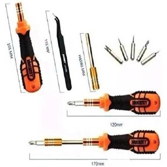 JAKEMY JM-8101 Ev Tipi Tornavida Seti - Plastik Kutulu - 3